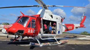 Helic&oacute;ptero de rescate del GES - 112 CANARIAS