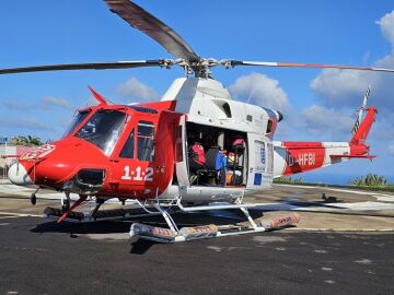 Helicóptero de rescate del GES - 112 CANARIAS