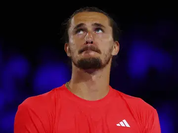 Alexander Zverev, tras perder la final en Melbourne Alexander Zverev, tras perder la final en Melbourne