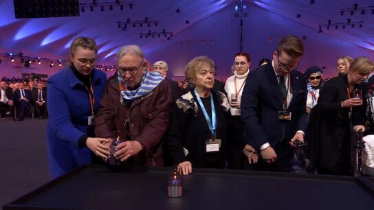 El homenaje por los 80 a&ntilde;os de la liberaci&oacute;n de Auschwitz, v&iacute;deo completo
