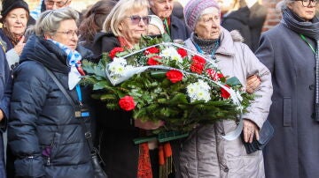 Supervivientes de Auschwitz en el 80 aniversario de la liberación