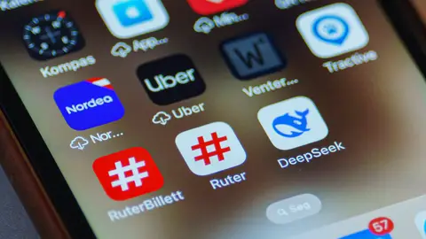 Imagen de archivo de la aplicación de Deepseek Imagen de archivo de la aplicación de Deepseek