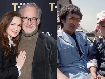Drew Barrymore y Steven Spielberg, antes y ahora Drew Barrymore y Steven Spielberg, antes y ahora