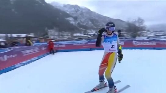 Aleix Aubert Serracan celebra su victoria en los Juegos Mundiales Universitarios FISU 2025 en Tur&iacute;n
