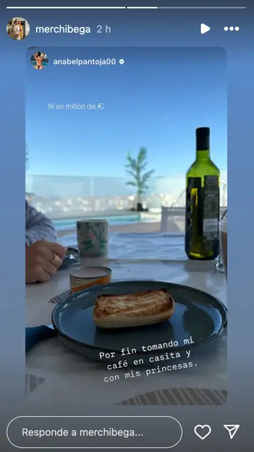 Anabel Pantoja y Merchi vuelven a casa tras el alta de Alma Anabel Pantoja y Merchi vuelven a casa tras el alta de Alma