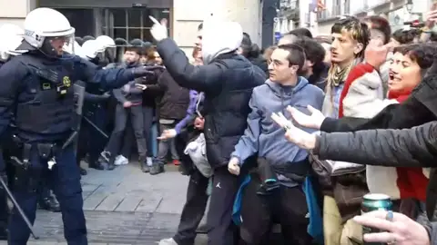 Desalojo de la Antiga Massana de Barcelona Desalojo de la Antiga Massana de Barcelona