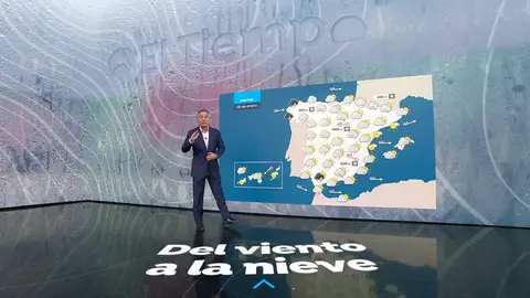 Roberto Brasero y el tiempo del 28 de enero Antena 3 Noticias