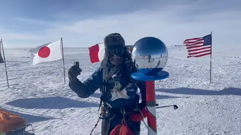 Antonio de la Rosa, en el Polo Sur Geogrrafico Antonio de la Rosa, en el Polo Sur Geogrrafico