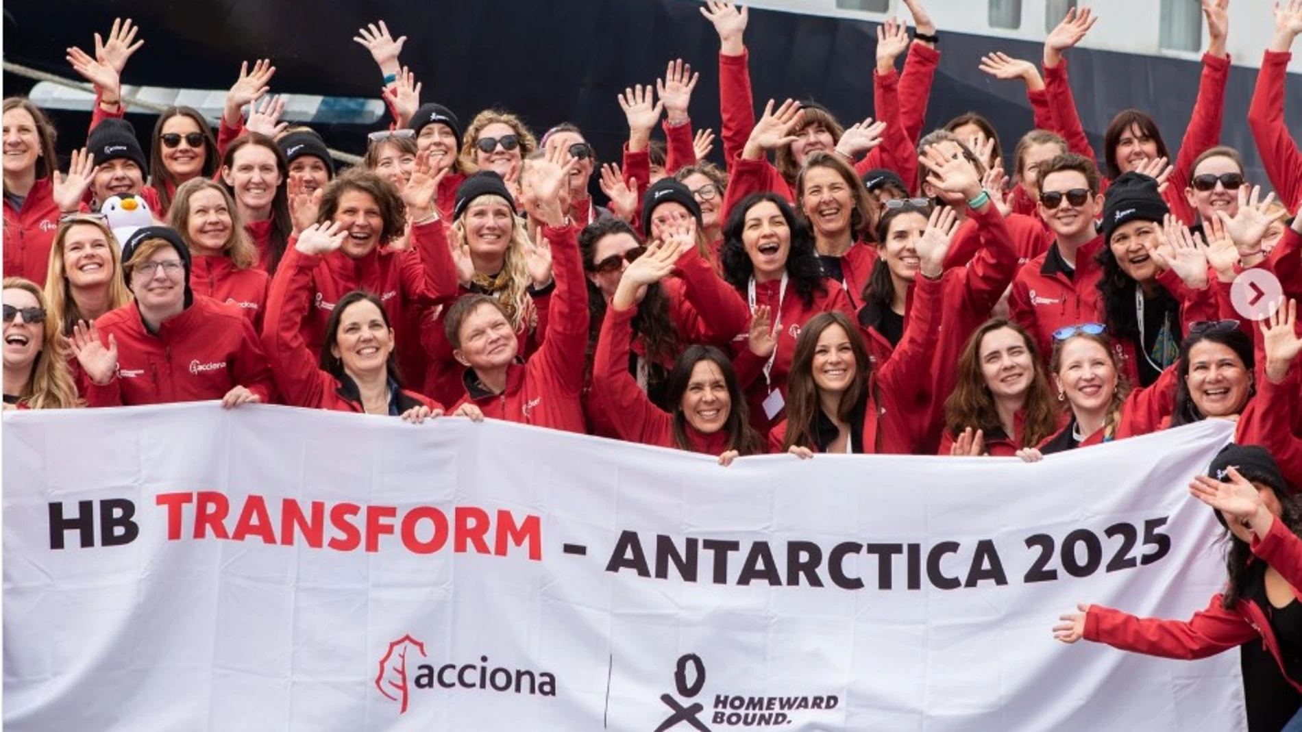 124 mujeres científicas zarpan a la Antártida en la expedición 'Homeward Bound 8' 124 mujeres científicas zarpan a la Antártida en la expedición 'Homeward Bound 8'