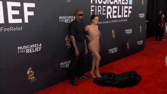 Bianca Censori, esposa de Kanye West la gran protagonista de los Grammy 2025