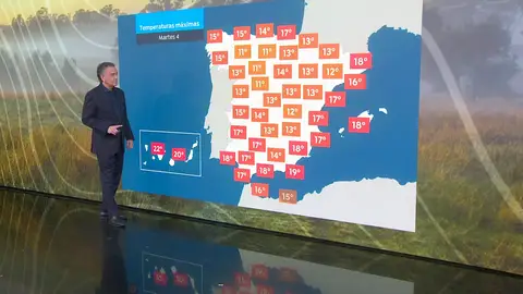 La previsión del tiempo de Roberto Brasero La previsión del tiempo de Roberto Brasero