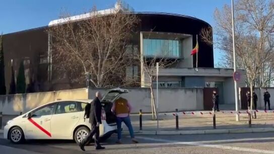 Así ha sido la llegada de Luis Rubiales a la Audiencia Nacional