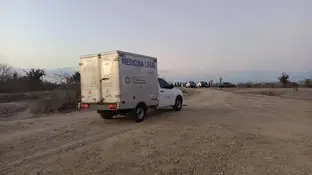 Carretera donde ha sido encontrada la bebé Carretera donde ha sido encontrada la bebé