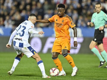 Vinicius y Munir en el partido de ida de la presente Liga