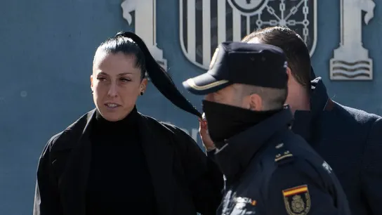 Jenni Hermoso a su salida de la Audiencia Nacional Jenni Hermoso a su salida de la Audiencia Nacional