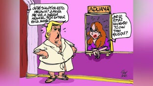 Los aranceles de Trump en la vi&ntilde;eta gr&aacute;fica