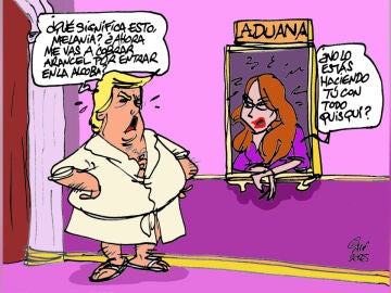 Los aranceles de Trump en la viñeta gráfica