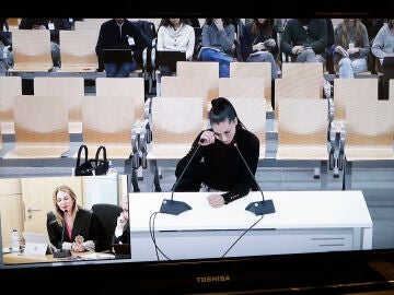 Jennifer Hermoso durante el juicio a Luis Rubiales en la Audiencia Nacional de Madrid