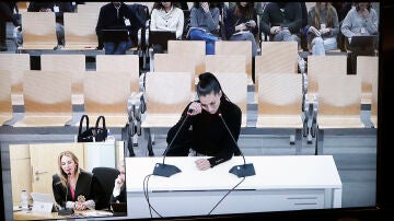 Jennifer Hermoso durante el juicio a Luis Rubiales en la Audiencia Nacional de Madrid