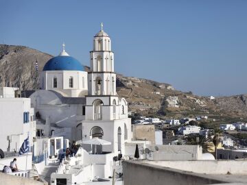 La isla griega de Santorini