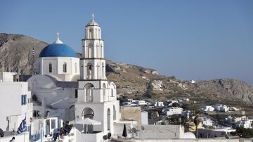 La isla griega de Santorini