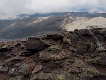 El ultrarunner Nico Molina, en Sierra Nevada