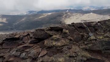 El ultrarunner Nico Molina, en Sierra Nevada