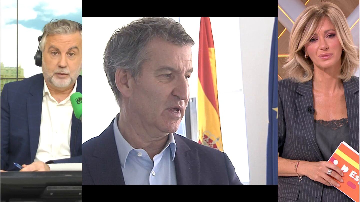 Espejo P&uacute;blico (04-02-25) Carlos Alsina, sobre la &uacute;ltima estrategia del PSOE contra el PP: "Es inteligente, por parte de Feij&oacute;o, tom&aacute;rselos a broma"