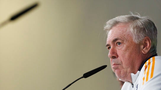 Carlo Ancelotti, en rueda de prensa