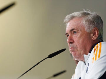 Carlo Ancelotti, en rueda de prensa