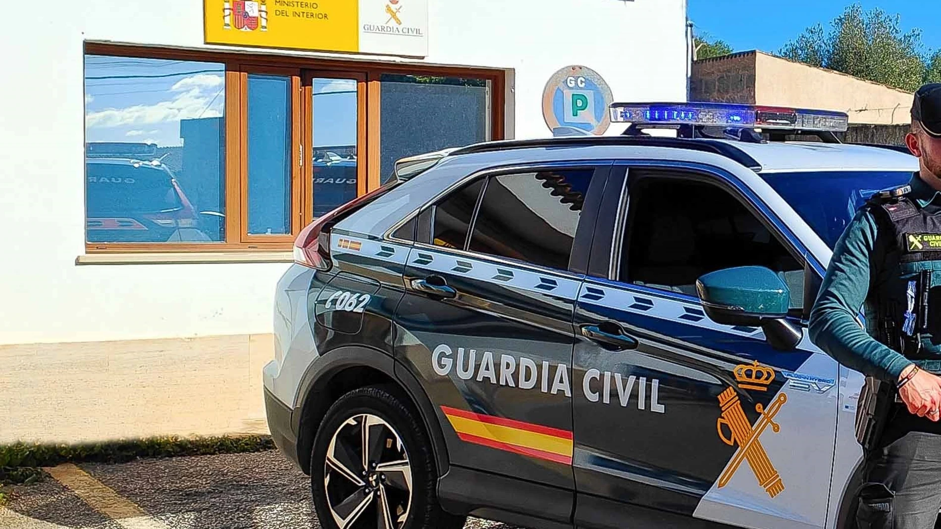 Un vehículo de la Guardia Civil de Llucmajor Un vehículo de la Guardia Civil de Llucmajor