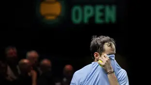Daniil Medvedev, en Rotérdam Daniil Medvedev, en Rotérdam