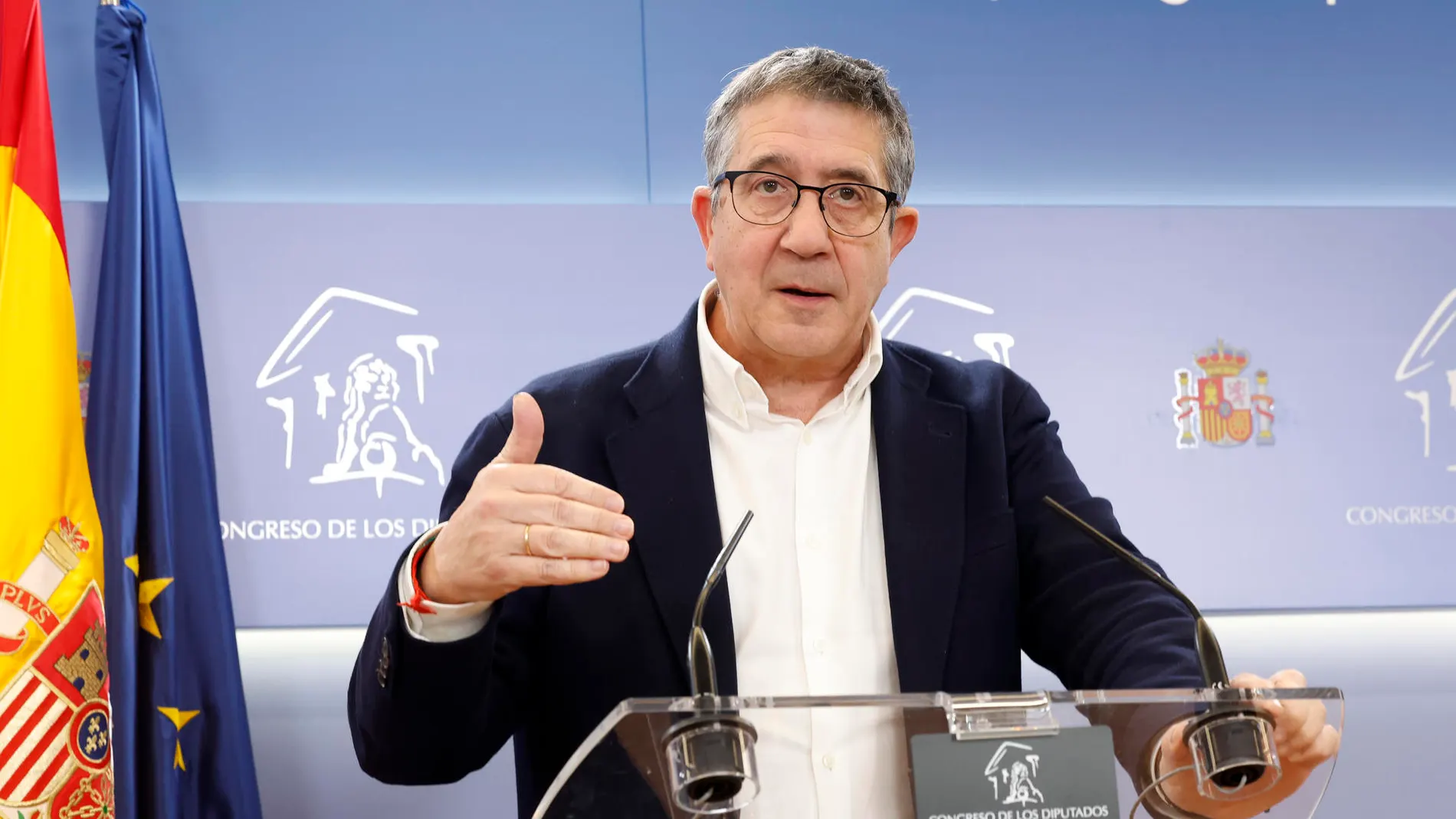 El portavoz parlamentario del PSOE, Patxi López El portavoz parlamentario del PSOE, Patxi López