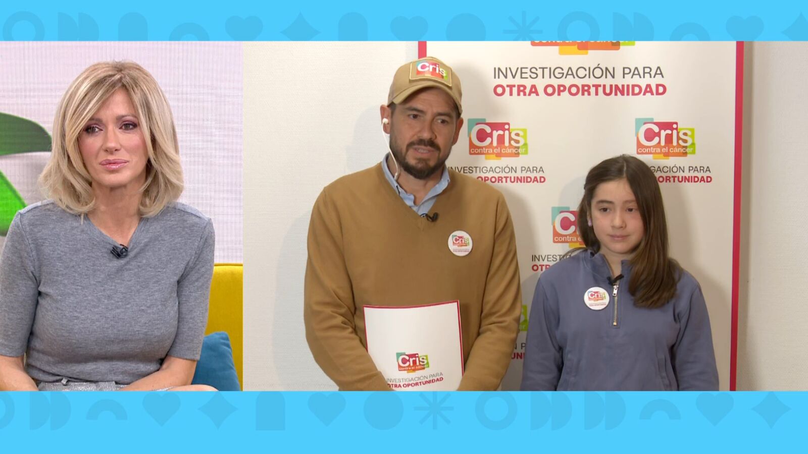 La emotiva historia de Daniel e Isabel, un padre y una hija que padecen cáncer al mismo tiempo: 