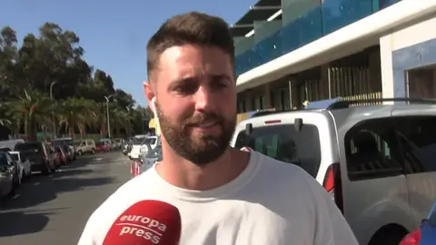 David Rodríguez, en Gran Canaria David Rodríguez, en Gran Canaria