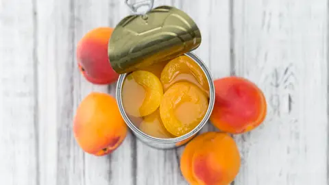 Melocotón en almíbar Melocotón en almíbar