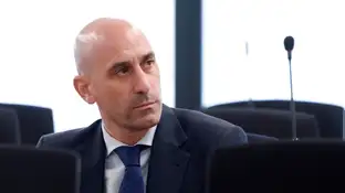 Luis Rubiales durante el juicio Luis Rubiales durante el juicio