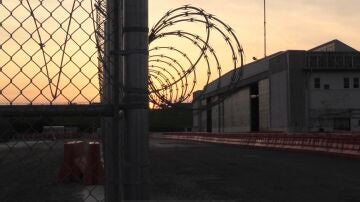 Una zona del centro de detención de Guantánamo