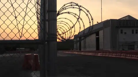 Una zona del centro de detención de Guantánamo Una zona del centro de detención de Guantánamo
