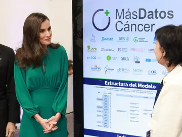 La reina Letizia ha presidido el acto de presentación de la herramienta digital "Más Datos Cáncer" La reina Letizia ha presidido el acto de presentación de la herramienta digital "Más Datos Cáncer"