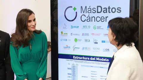La reina Letizia ha presidido el acto de presentación de la herramienta digital "Más Datos Cáncer" La reina Letizia ha presidido el acto de presentación de la herramienta digital "Más Datos Cáncer"
