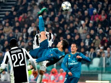 La célebre chilena de Cristiano Ronaldo a la Juventus en 2018