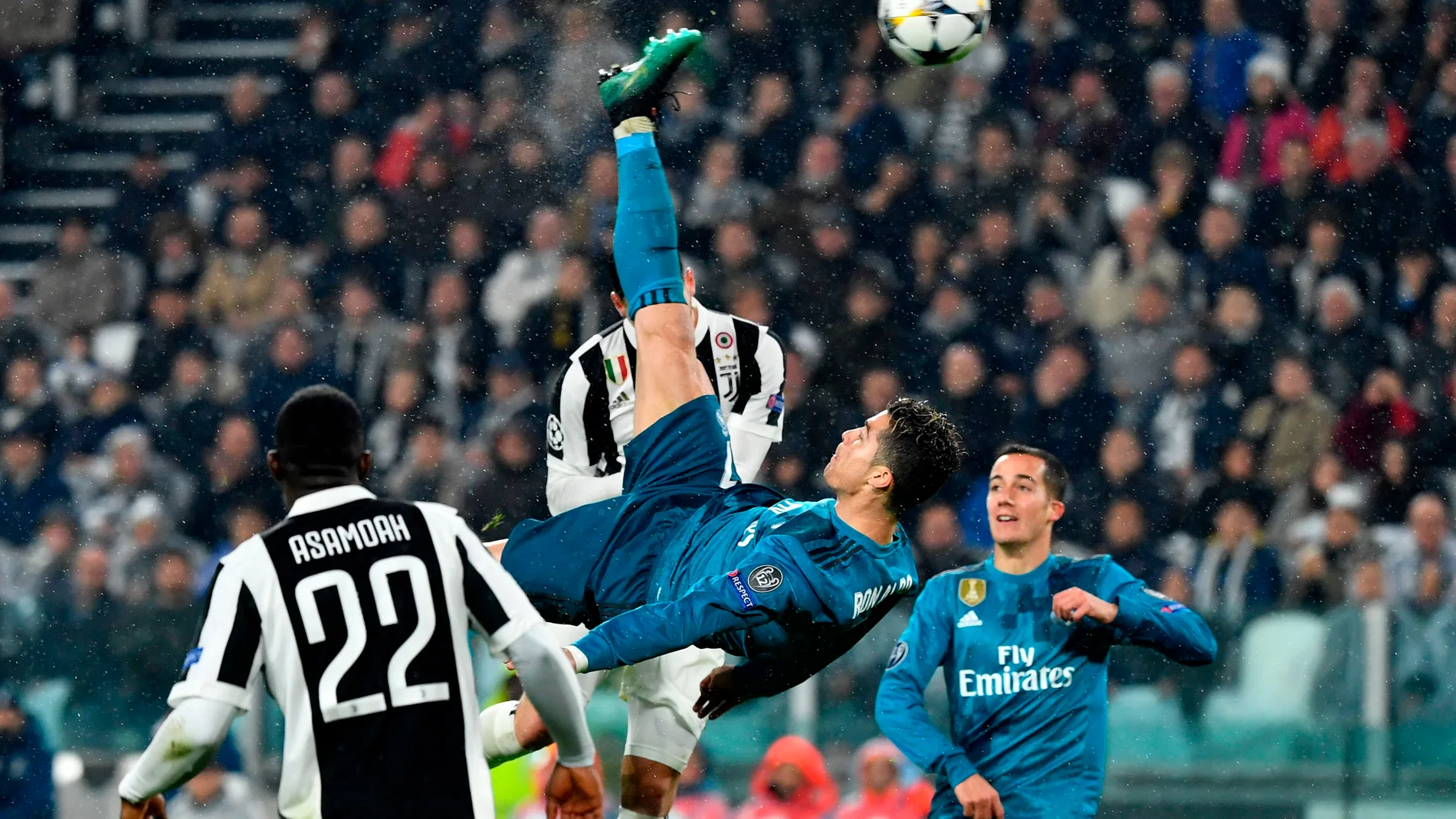 La célebre chilena de Cristiano Ronaldo a la Juventus en 2018 La célebre chilena de Cristiano Ronaldo a la Juventus en 2018