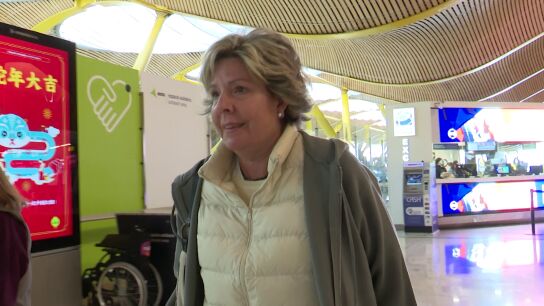 imoneta G&oacute;mez-Acebo, molesta con la prensa