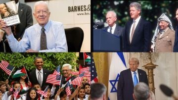 Jimmy Carter, Bill Clinton, Barack Obama y Donald Trump