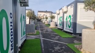 M&oacute;dulos dormitorio en el hospital de A Coru&ntilde;a