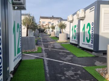 Módulos dormitorio en el hospital de A Coruña