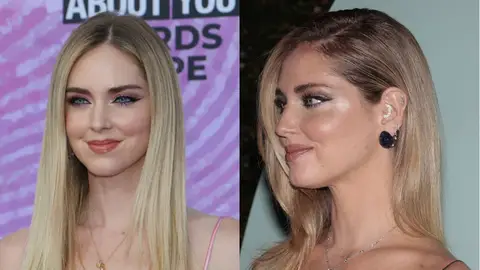 A la izquierda, Chiara Ferragni en 2022. A la derecha, Chiara Ferragni en 2024 A la izquierda, Chiara Ferragni en 2022. A la derecha, Chiara Ferragni en 2024