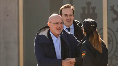 El seleccionador Luis de la Fuente en la Audiencia Nacional El seleccionador Luis de la Fuente en la Audiencia Nacional