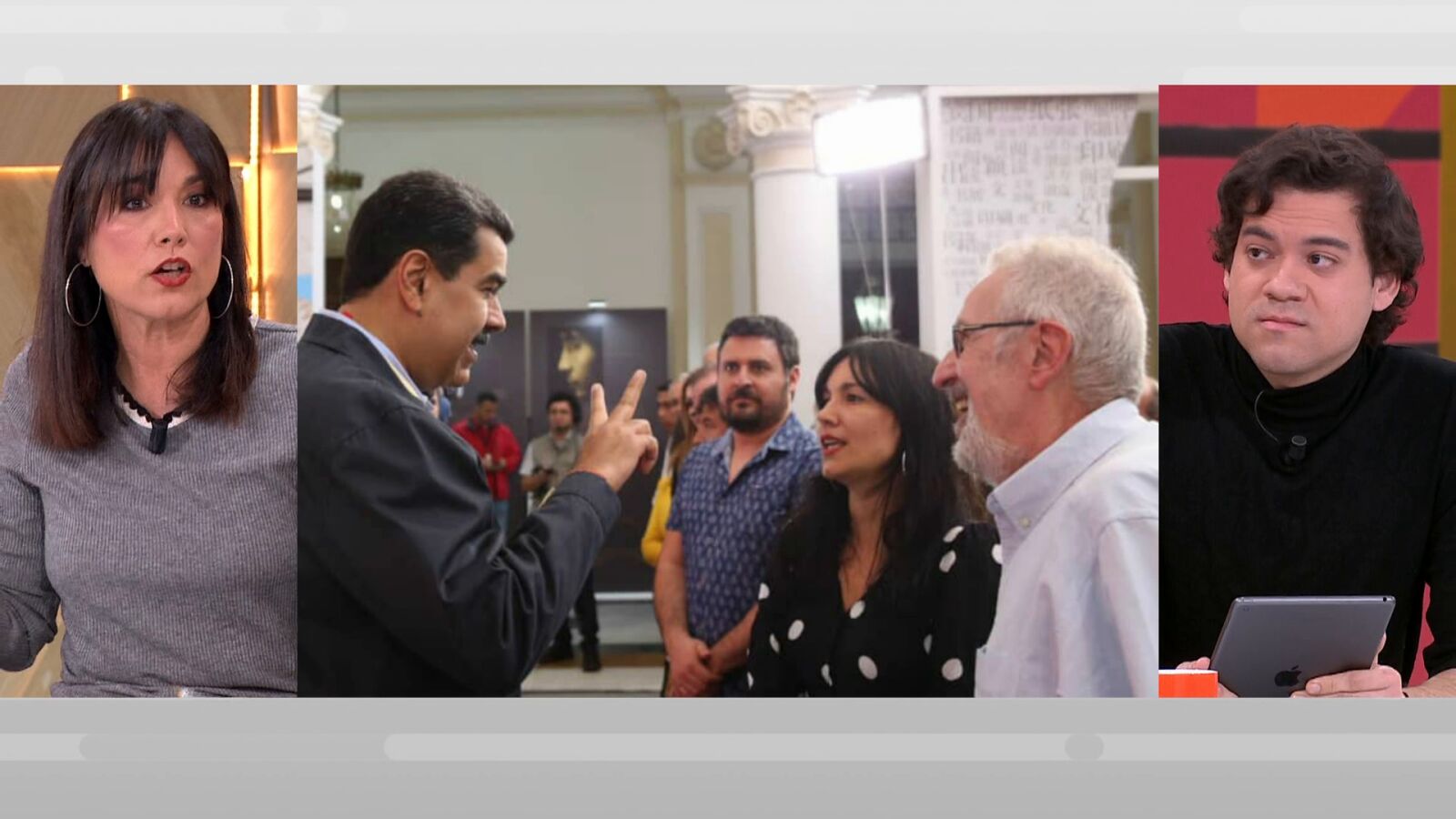 El tenso debate entre Arantxa Tirado y Andrés Villavicencio por Trump y Venezuela: 